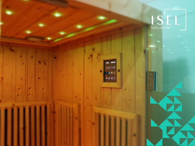 ISEL estilo de vida sauna infrarrojo medicina biologica implante capilar termoterapia terapia de calor eliminacion de toxinas metales pesados relajacion